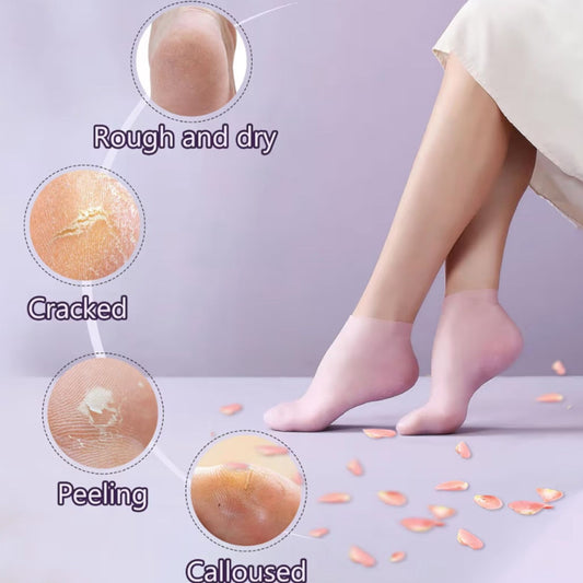 Silicone Moisturizing Socks