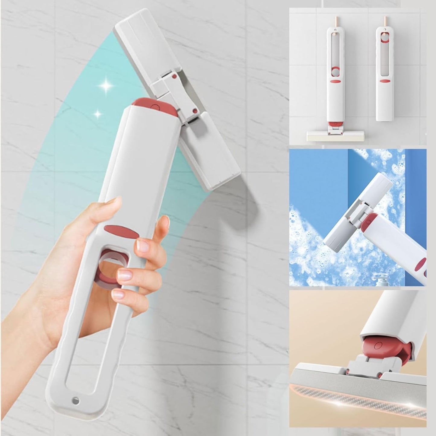 Mini Foldable Mop (replaceable head available)