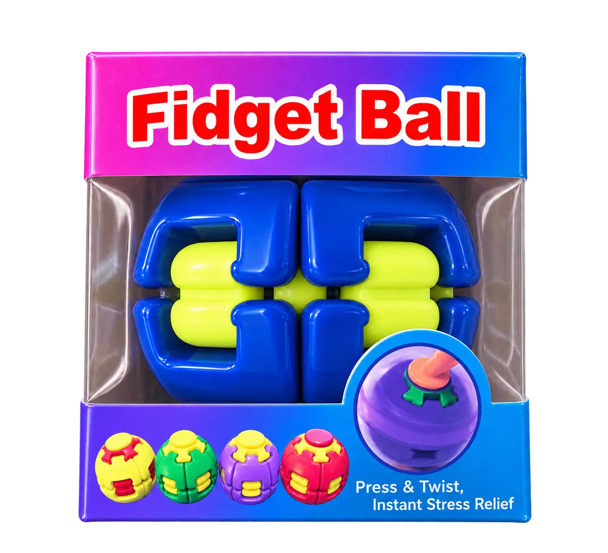 Press-to-Spin Fidget Ball