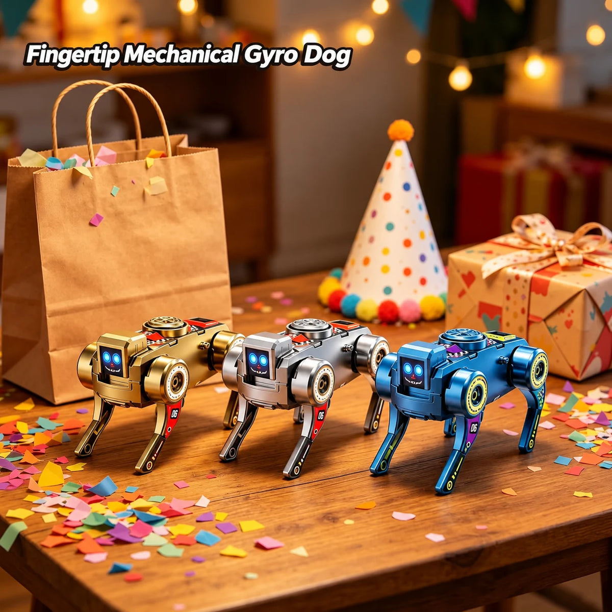 Transforming Robot Dog Fidget Spinner