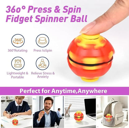 Press-to-Spin Fidget Ball