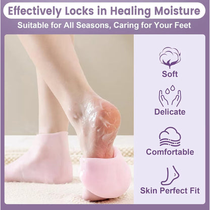 Silicone Moisturizing Socks