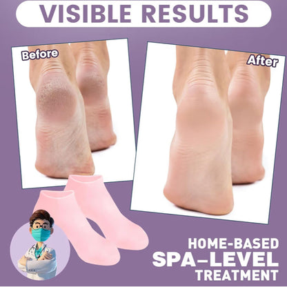 Silicone Moisturizing Socks