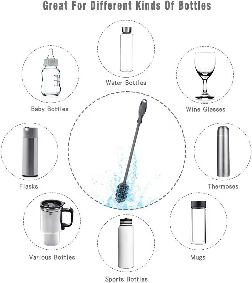 Silicone Bottle Cleaner Brush