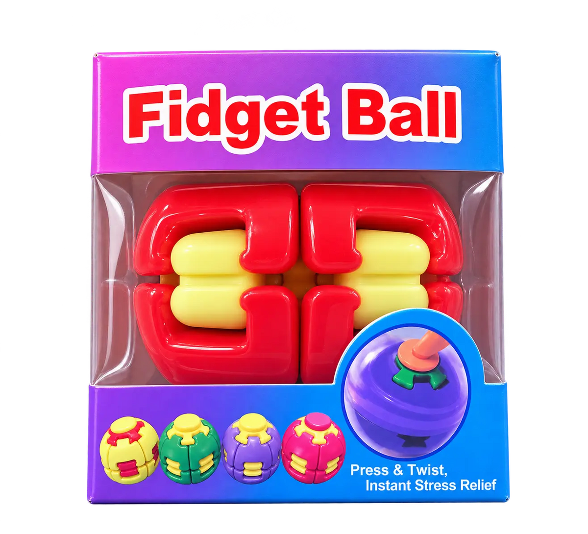 Press-to-Spin Fidget Ball