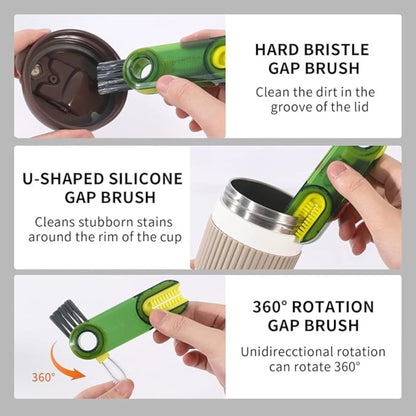 Silicone 3-in-1 Cup Lid Cleaning Brush