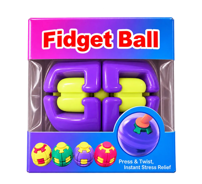 Press-to-Spin Fidget Ball