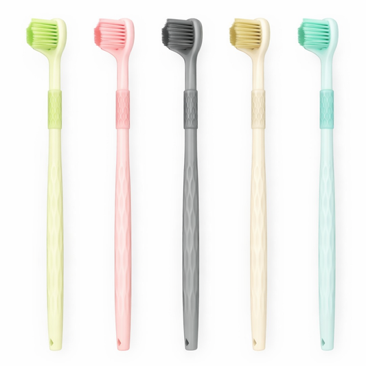 Three-Sided Toothbrush