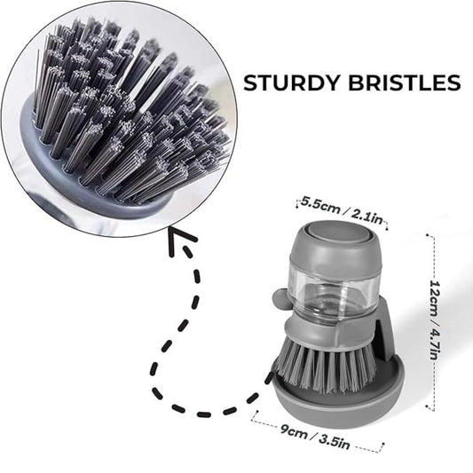 Soap-Dispensing Dish Brush