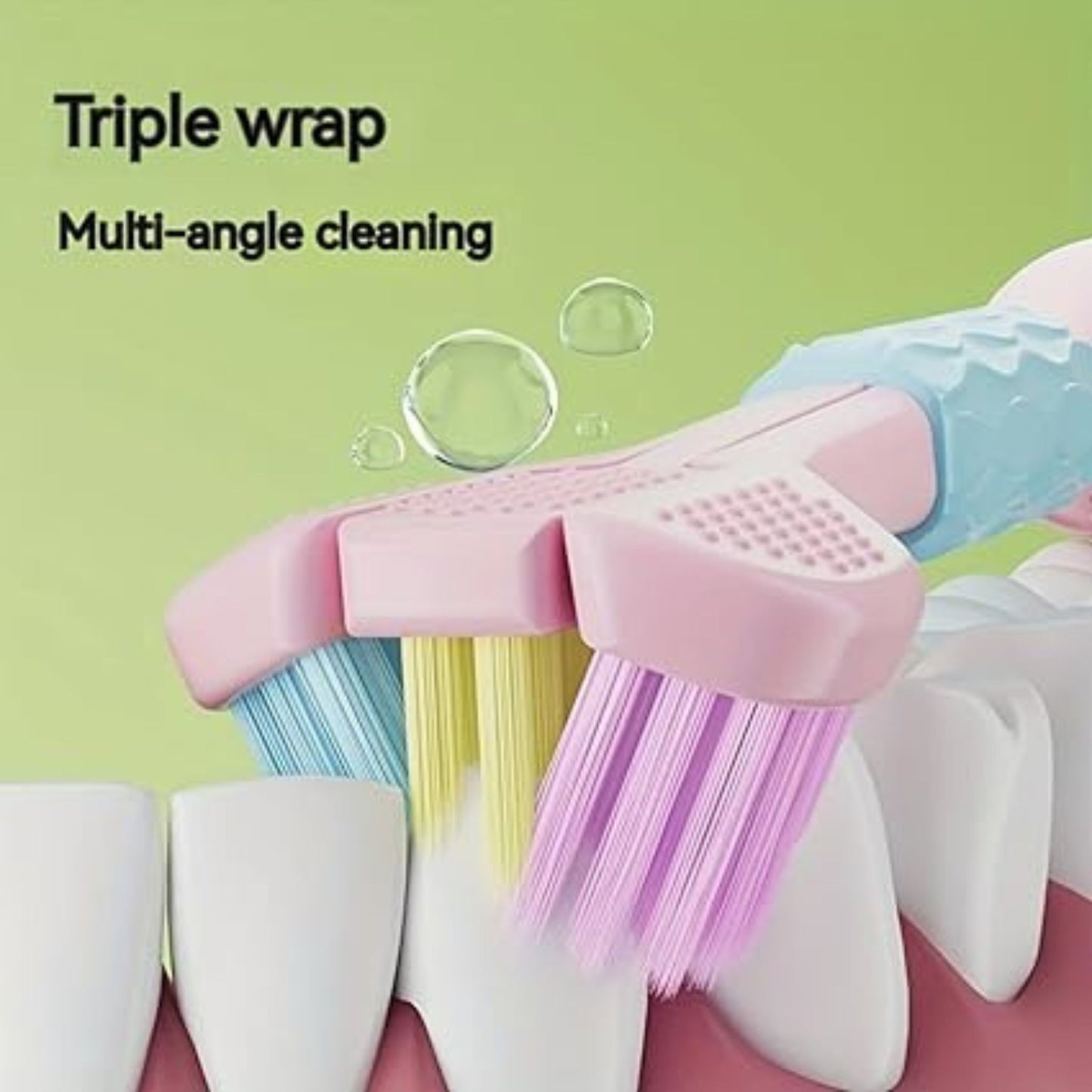 Three-Sided Toothbrush (Set of 5)