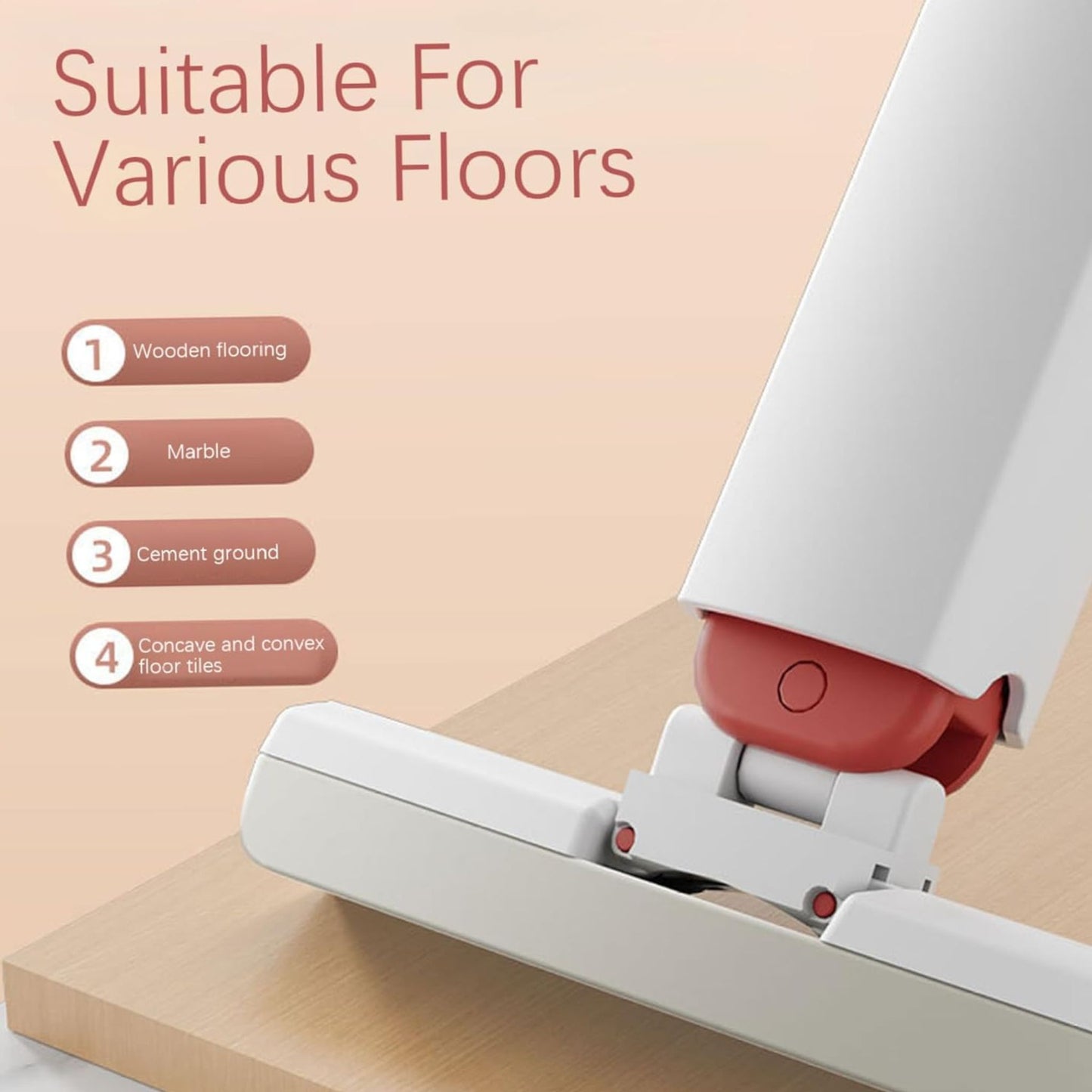 Mini Foldable Mop (replaceable head available)